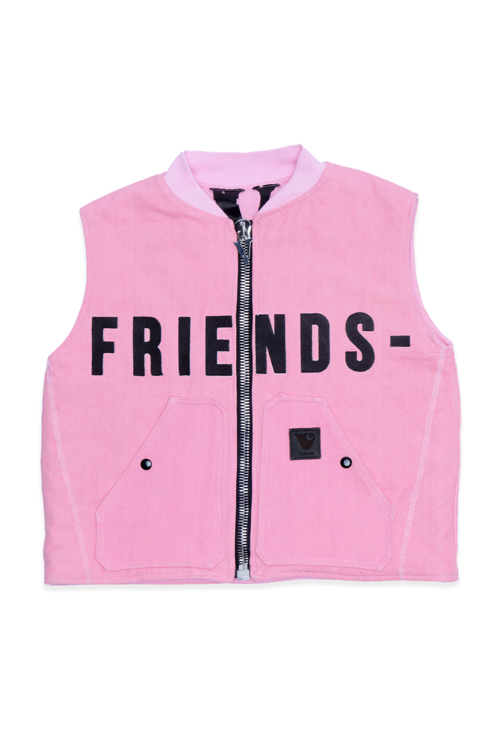 KISSING PINK VEST CROP-TOP KISSING PINK VEST CROP-TOP