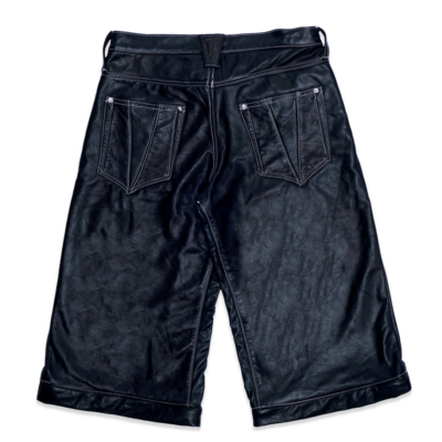 VLONE LVDV LEATHER SHORTS
