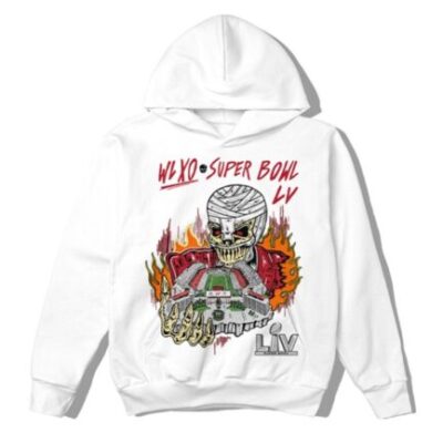 The Weeknd x Warren Lotas XO Super Bowl LV Hoodie -White
