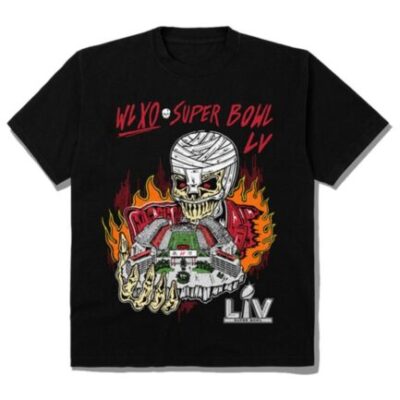 The Weeknd x Warren Lotas XO Super Bowl LV T-Shirt -Black