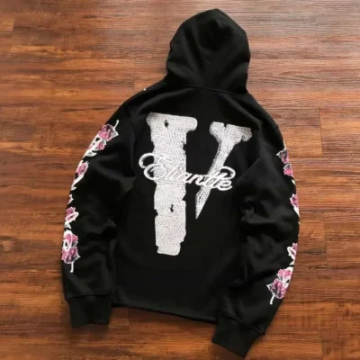 Vlone Nav Black Hoodie