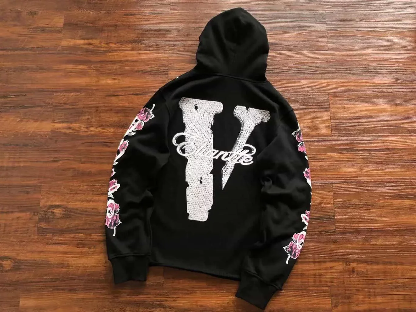 Vlone Nav Black Hoodie Vlone Nav Black Hoodie