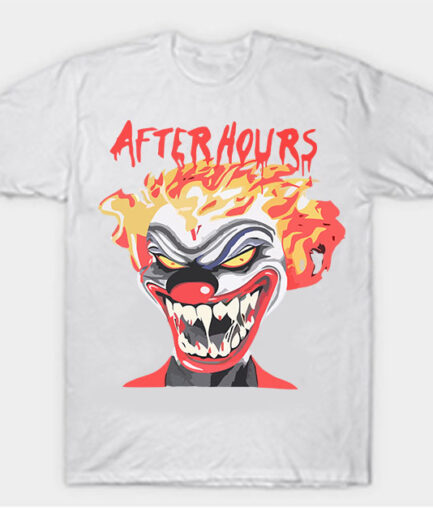 Vlone Weeknd After Hours If I OD Clown Tee Vlone Weeknd After Hours If I OD Clown Tee