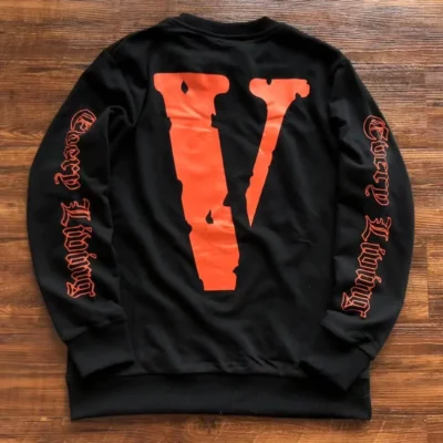 Vlone X Off White Black Sweatshirt