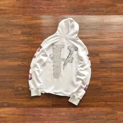 Vlone x Nav White Hoodie